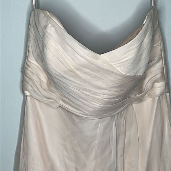 Amsale Bridesmaid Dress Light Pink Size 14 - Picture 4 of 4